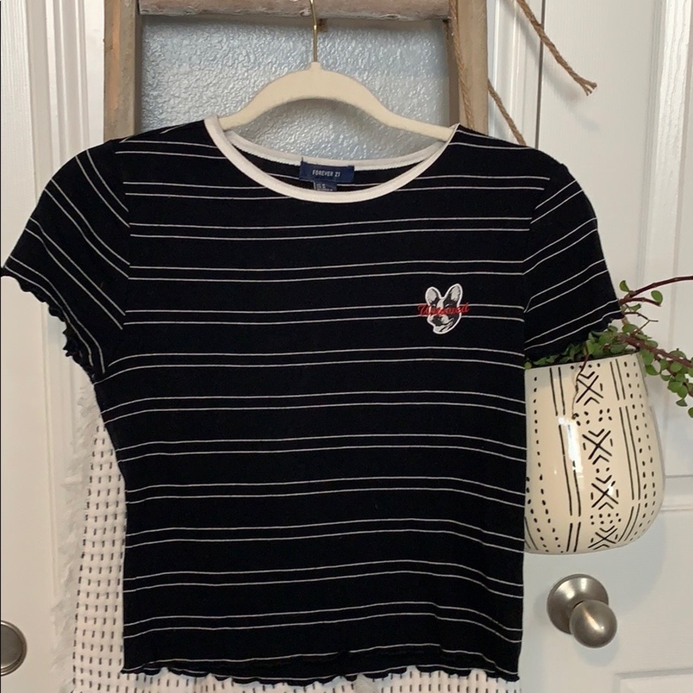 Black Crop Top